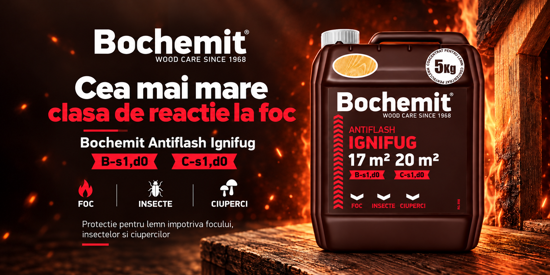 ignifugare lemn
